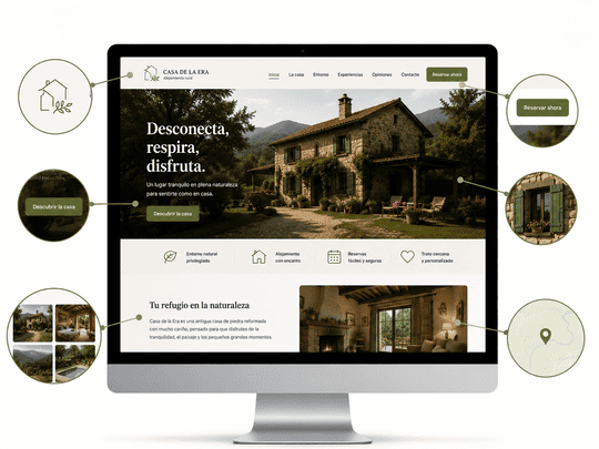 Página web para alojamiento rural